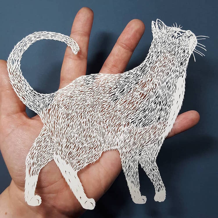 Paper Cutting art by Pippa Dyrlaga