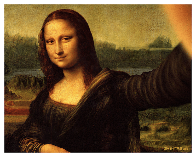 Artist Reimagines Portrait Paintings as Modern Day Selfies