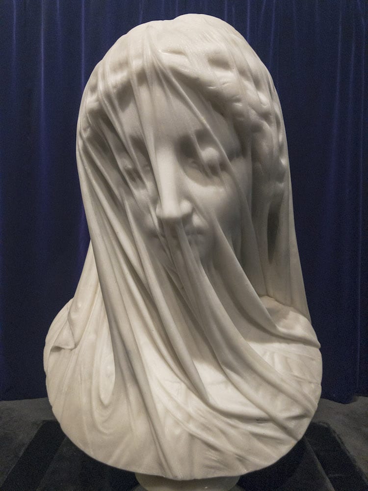 The Veiled Virgin Sculpture Veiled Sculpture Marble Sculpture Veil Veiled Statue