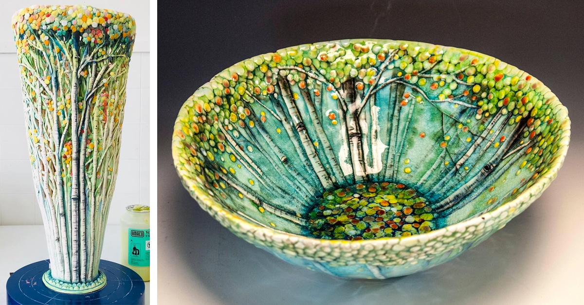 Sculptural Ceramic Vessels Capture the Beauty of Seasonal Woodlands