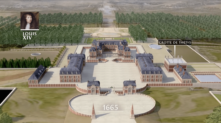 Video animado de la evolución de Versalles