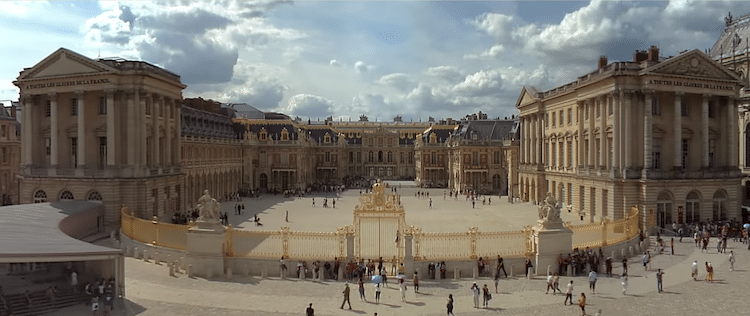 Video animado de la construcción de Versalles