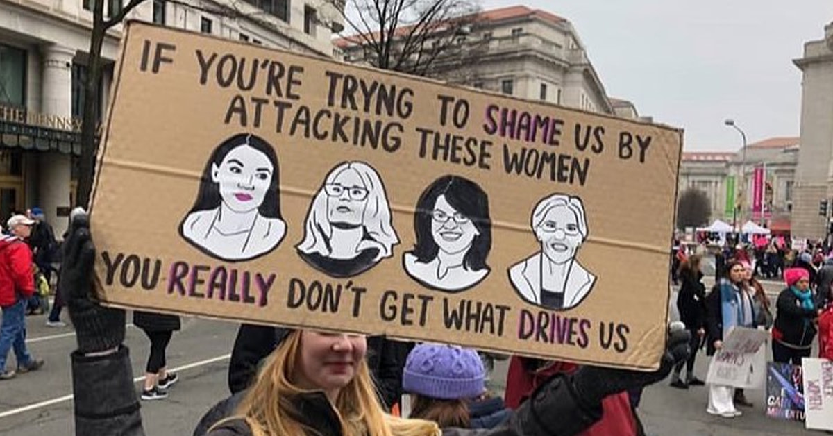 25+ Powerful Women's March Protest Signs of 2019