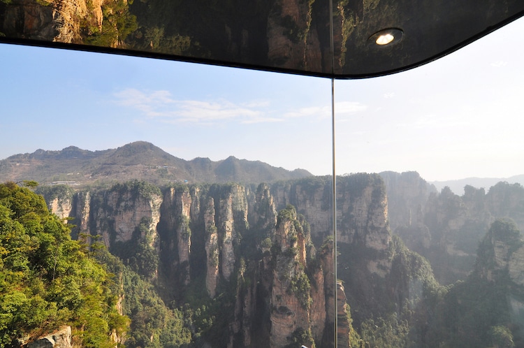 Elevador bailong - Parque forestal nacional de Zhangjiajie - ascensor bailong