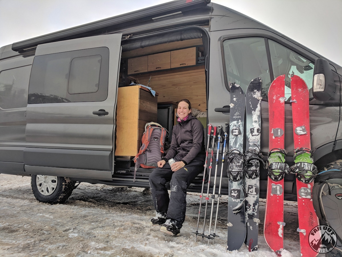 snowboard van