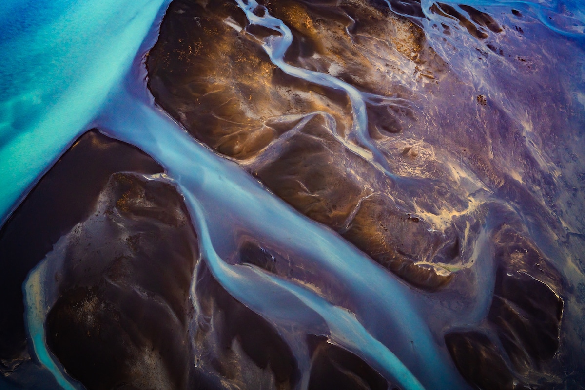 Aerial Landscape Photography in Iceland by Albert Dros