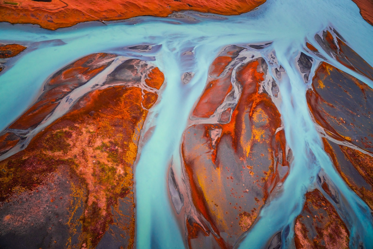 Aerial Landscape Photography in Iceland by Albert Dros