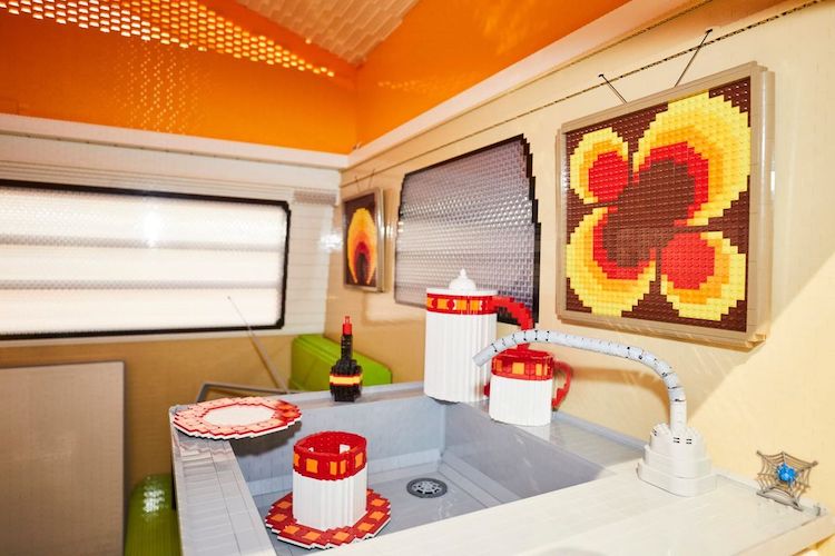 Volkswagen Camper Made of LEGO