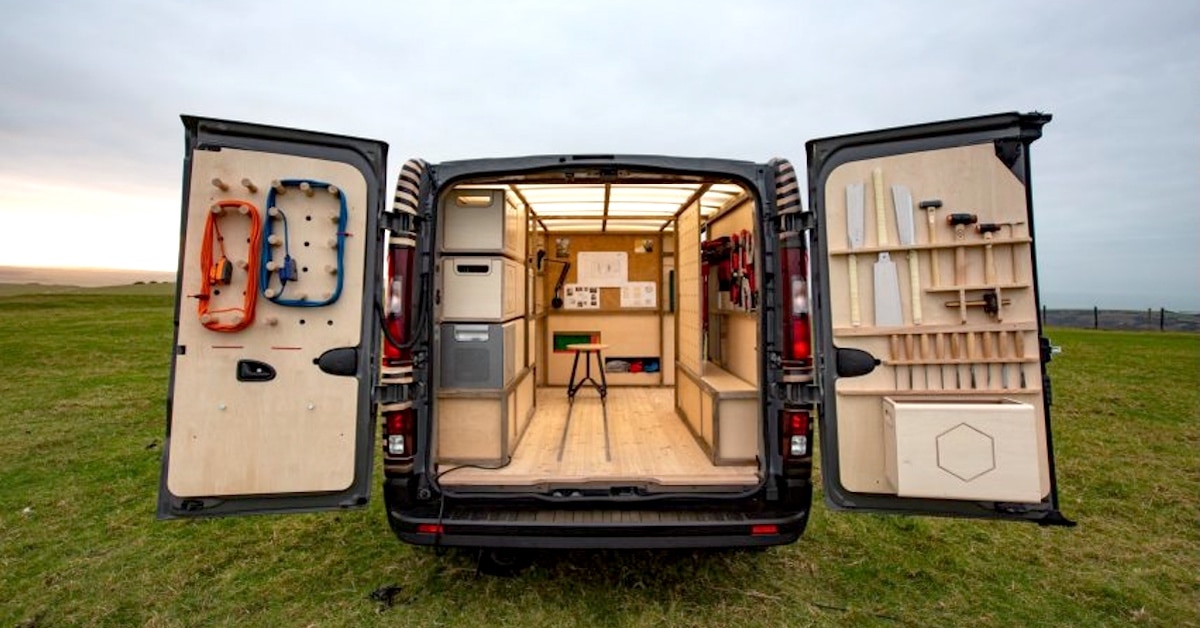 Nissan Nv300 Transformed Into A Woodworker S Dream Workshop