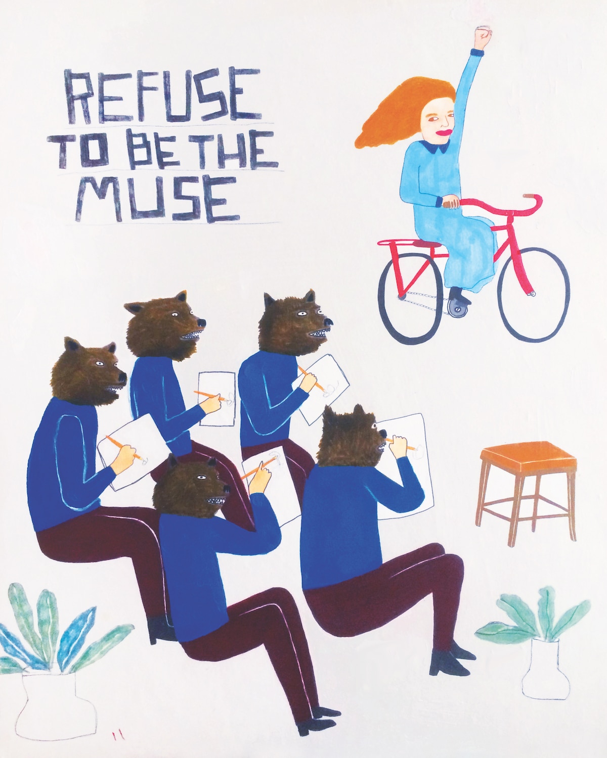 Saatchi - Refuse to Be the Muse All-Female Catalog