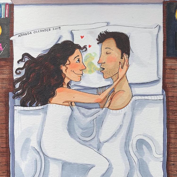 Relationship Illustrations Amanda Oleander Art