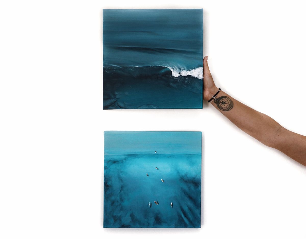 Swirling Resin Art Uses Real Objects to Mimic the Untouched Beauty of the  Ocean