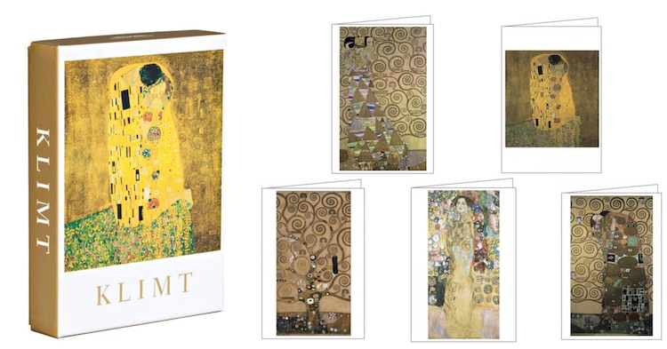 teNeues Gustav Klimt Notecards Art History Stationery Klimt Cards 