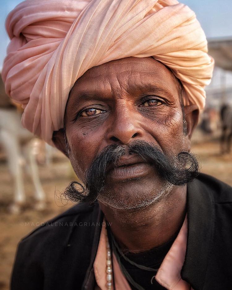 India Portrait Photo by Magdalena Bagrianow