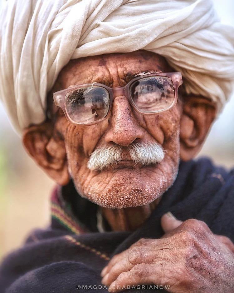 India Portrait Photo by Magdalena Bagrianow