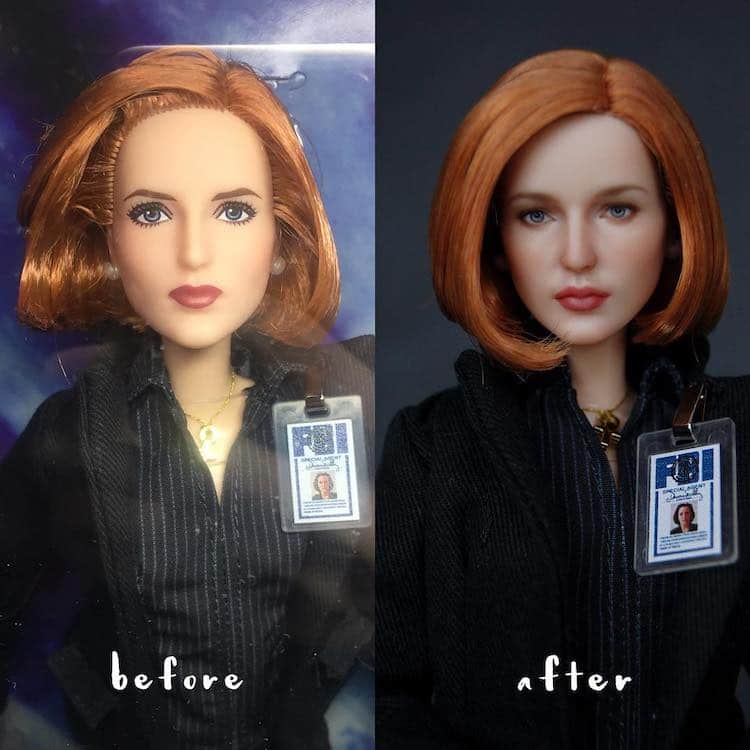 Doll Repainting by Olga Kamenetskaya