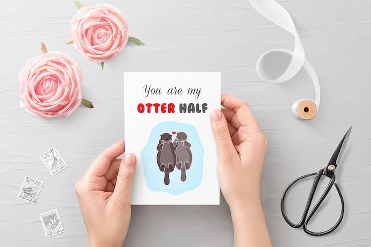 Printable valentine sale cards for him