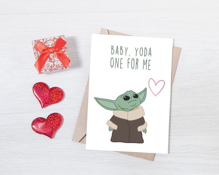 Baby Yoda Printable Valentine