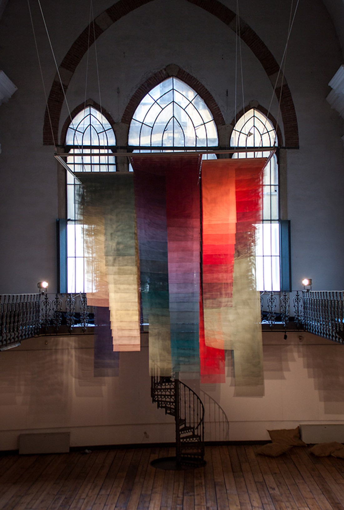 Woven Art Installation Quintessenz Carme Genesis