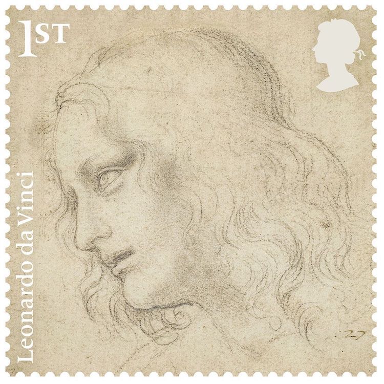 Royal Mail Leonardo da Vinci Stamps Leonardo Da Vinci Drawings