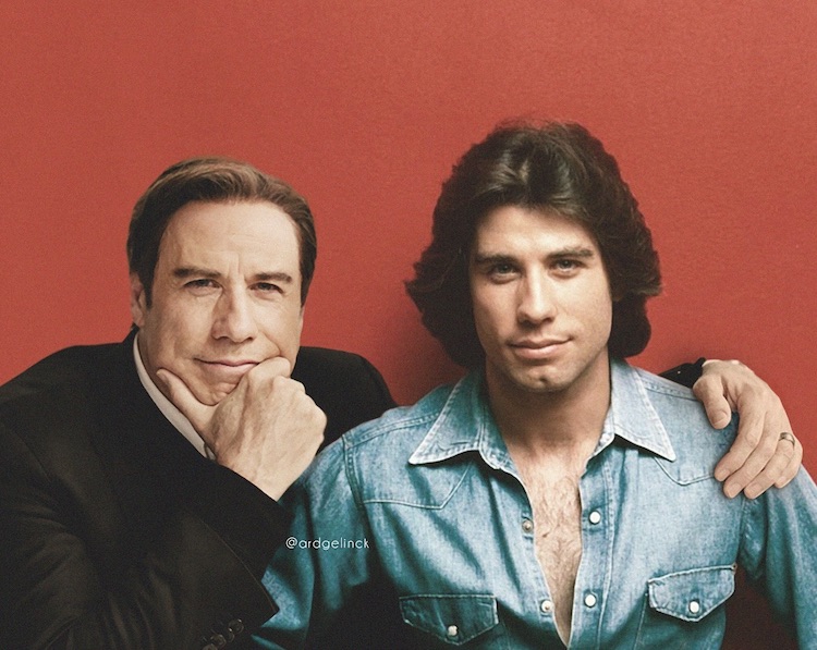 John Travolta de joven celebridades antes y ahora
