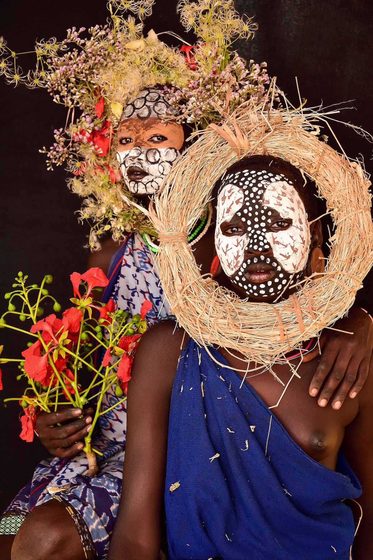 Portrait of the Suri Tribe Body Painting