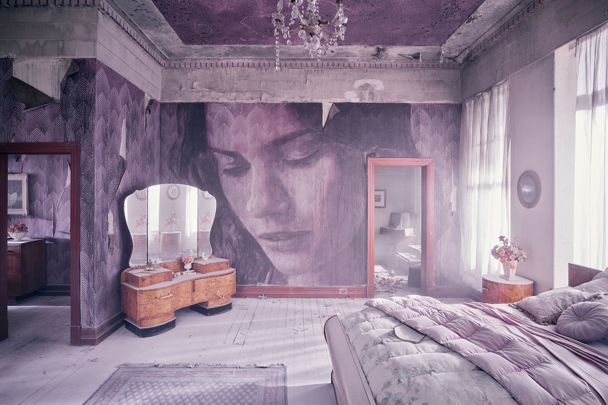 Painted Female Portraits by Rone