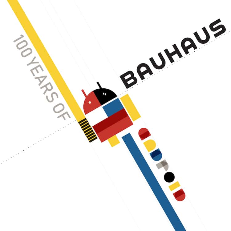 Bauhaus Logos Bauhaus estilo bauhaus aniversario