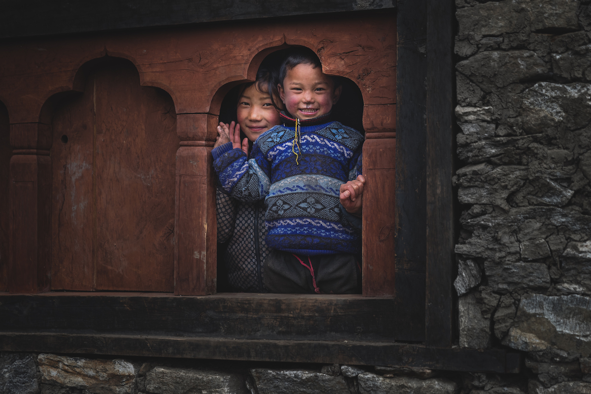 Children in Bhutan