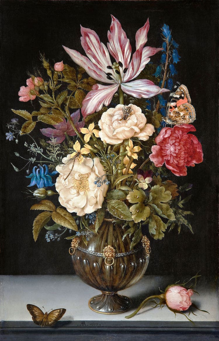 12 Pinturas de flores famosas, desde Monet hasta Mondrian