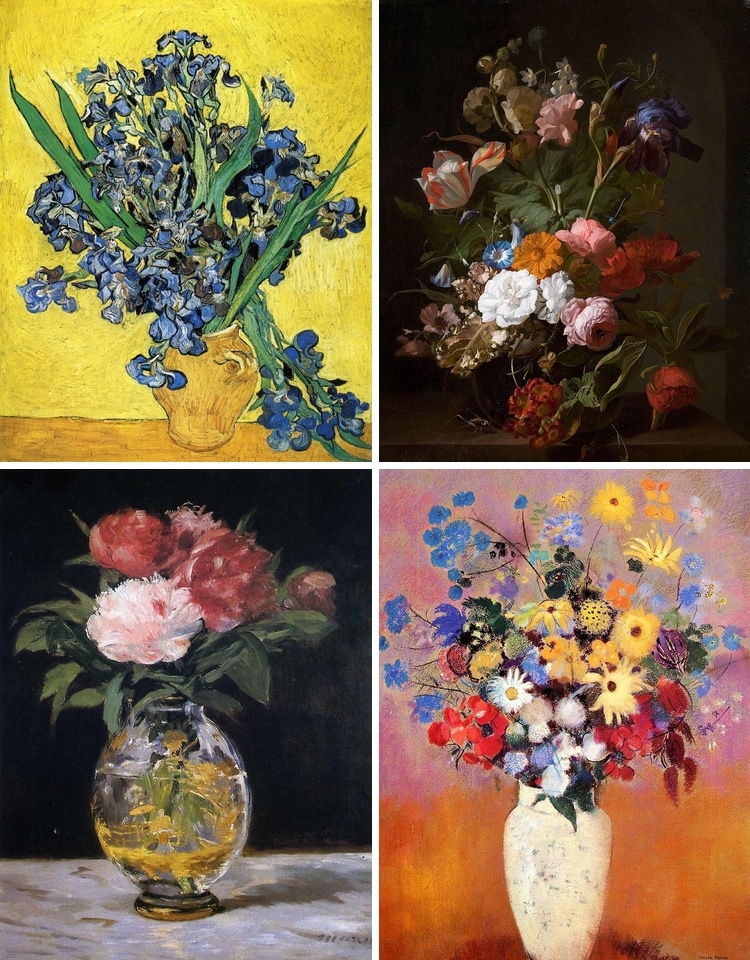 Famous Flower Paintings in Art History