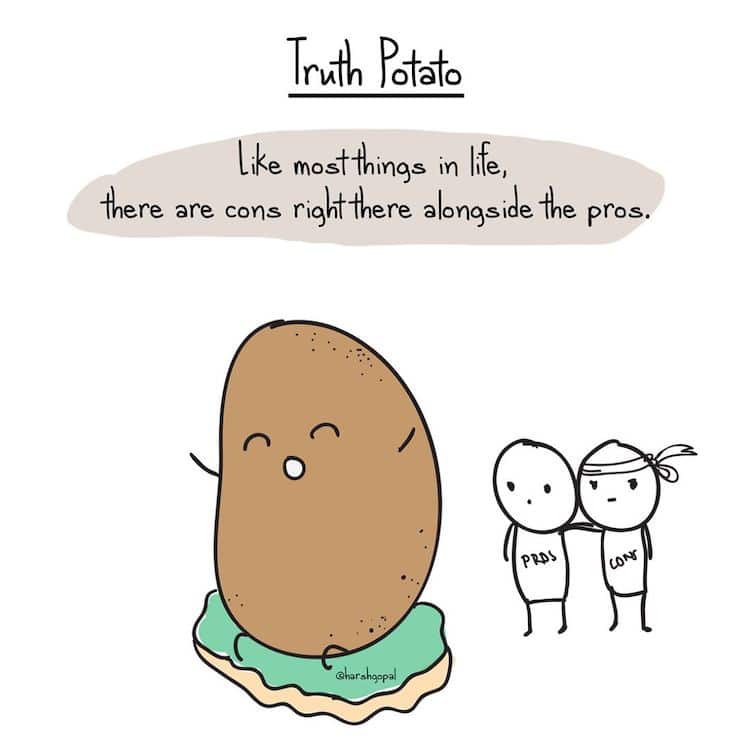 Truth Potato Instagram Comic