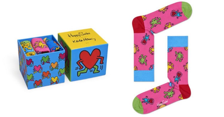 Happy Socks Creates Three Styles With Keith Haring's Iconic Graphic Art