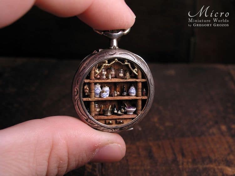 Miniature Worlds in Antique Jewelry by Gregory Grozos