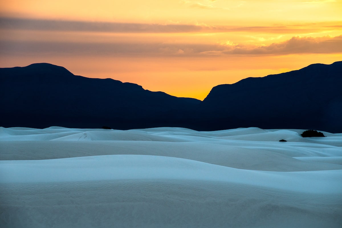 Foto Arenas Blancas Nuevo México por Navid Baraty