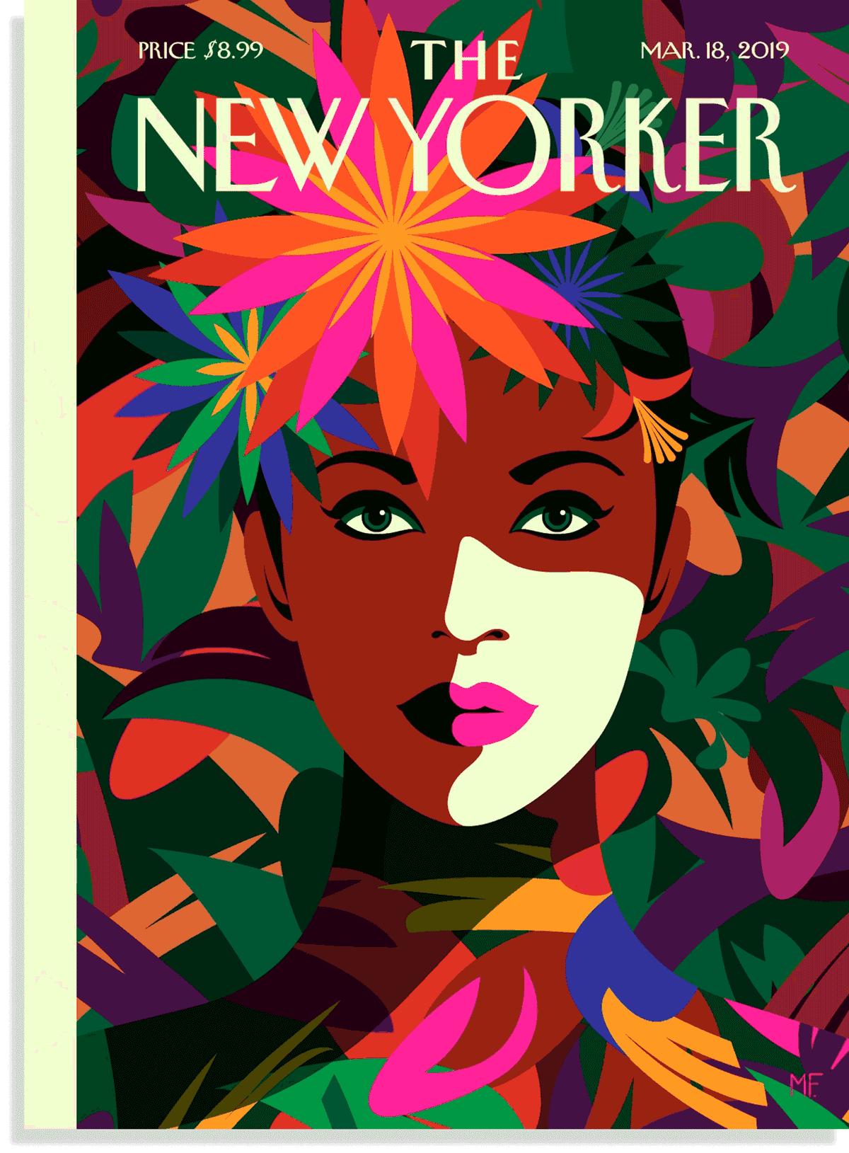 Frida Kahlo New Yorker Spring Style Issue Malika Favre New Yorker Gif