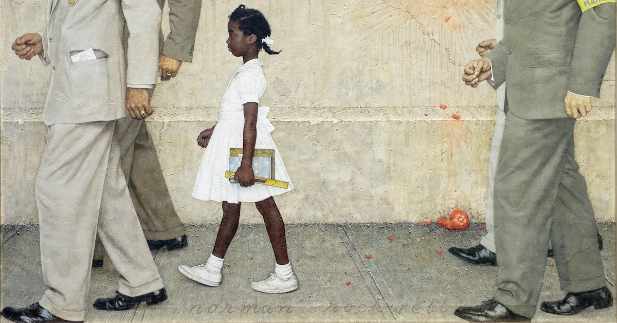 Problem We All Live With" de Norman Rockwell
