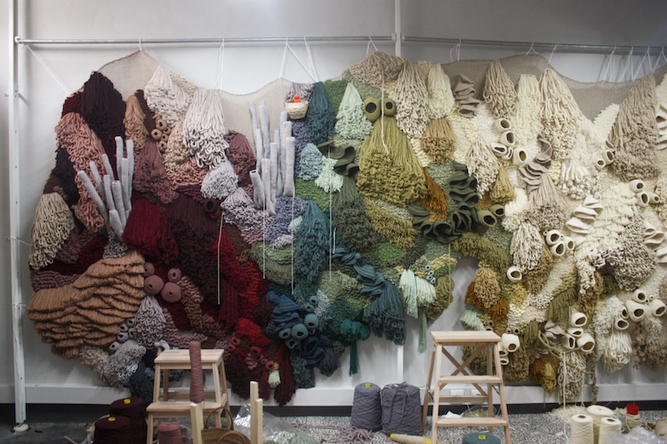 Ocean-Inspired Textile Art by Vanessa Barragao