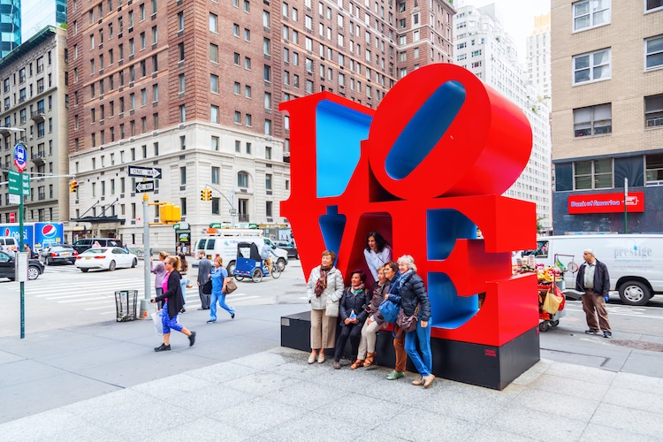 Robert Indiana Love Sculptures