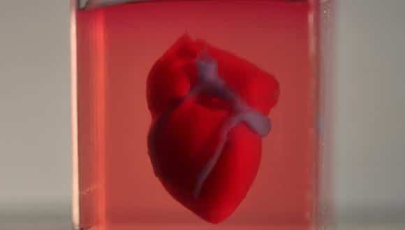 Primer corazón impreso en 3D