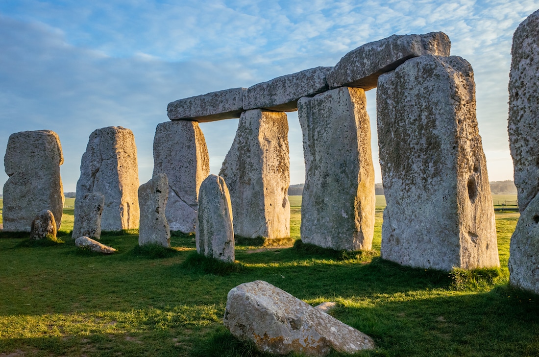 Antike Ruinen von Stonehenge 