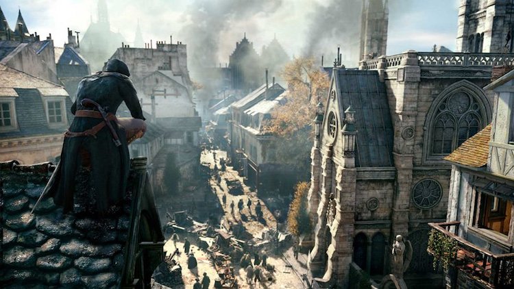 Notre Dame Rendering in Assassin's Creed Unity