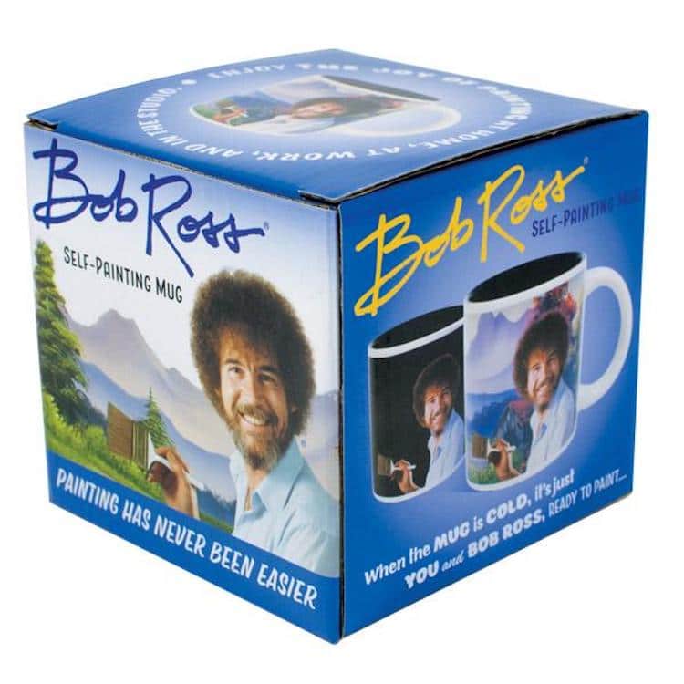 Taza de Bob Ross Tazas sensibles al calor Taza cambia de color con el calor