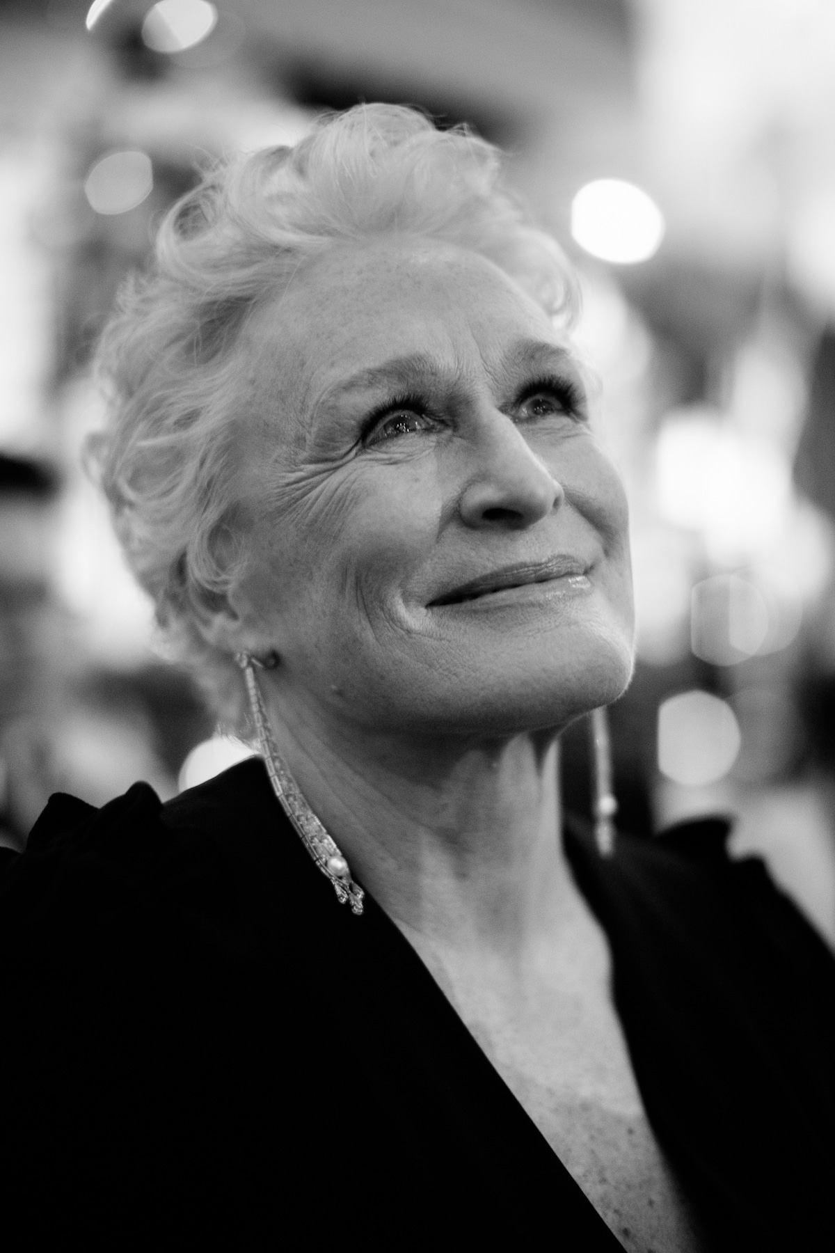 Glenn Close at the BAFTAs by Charlie Clift