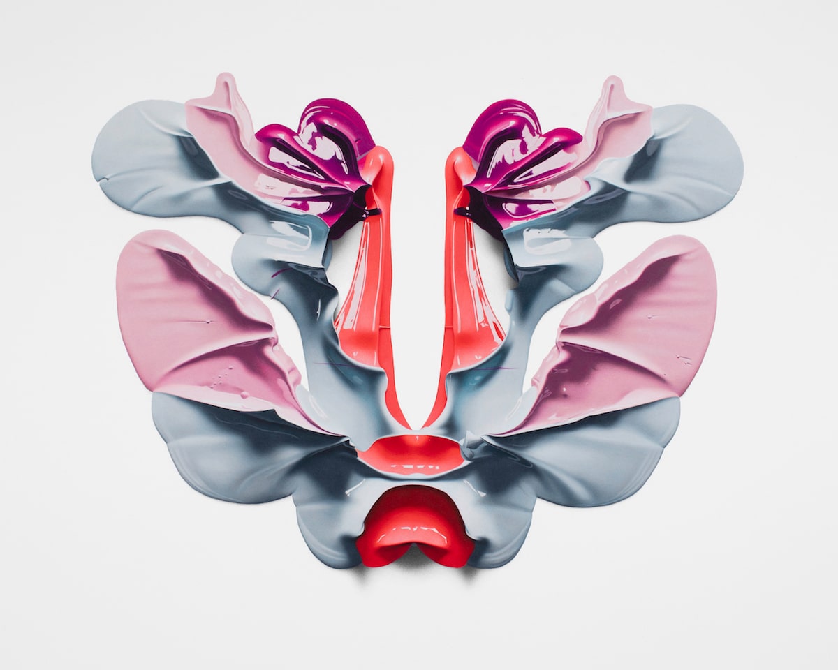Colored Pencil Drawings Rorschach Blots by Cj Hendry