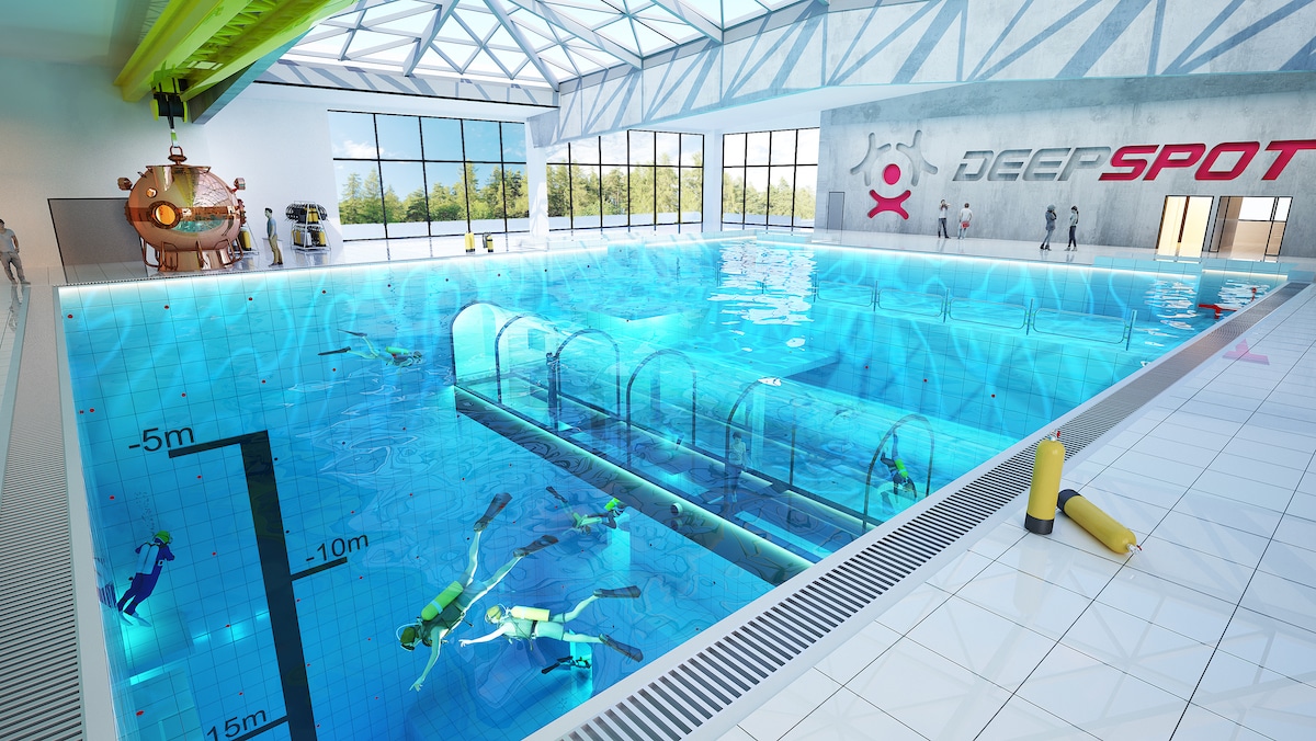 Deepspot Located Near Warsaw Is The Worlds Deepest Pool