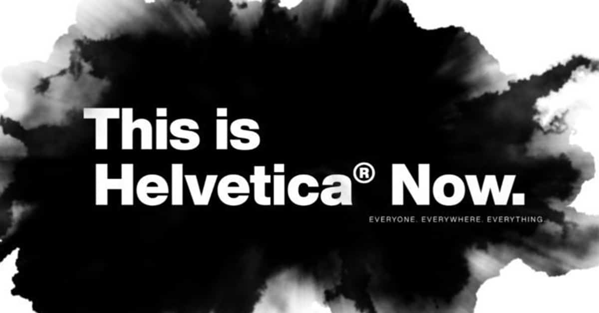 compare helvetica and helvetica now