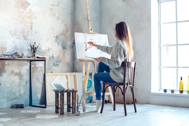 How To Create An Art Studio At Home - Grizzbye