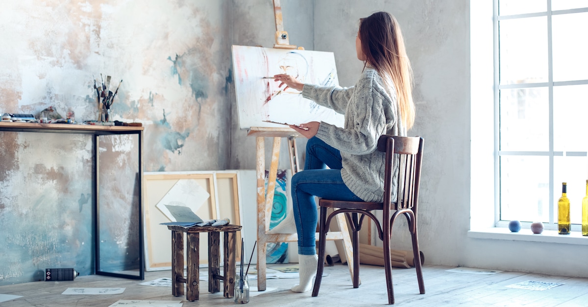 Everything Youll Need For Setting Up Your Own Home Art Studio