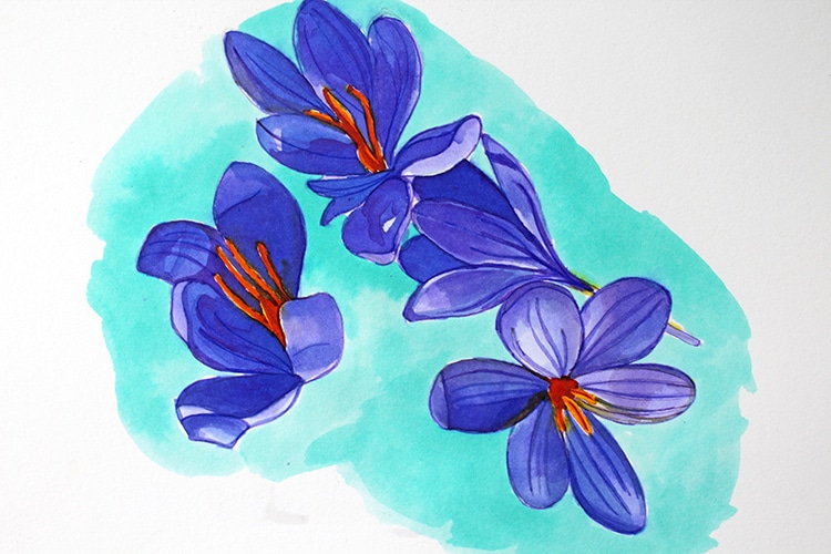 How to Paint Watercolor Flowers Step by Step